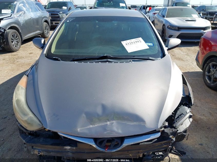 2012 Hyundai Elantra Gls VIN: 5NPDH4AE3CH092658 Lot: 43251992