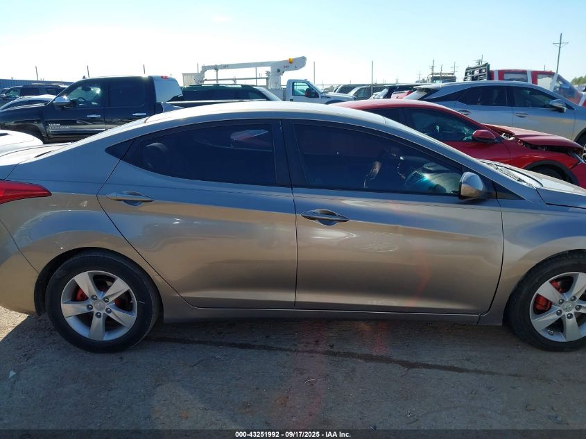 2012 Hyundai Elantra Gls VIN: 5NPDH4AE3CH092658 Lot: 43251992