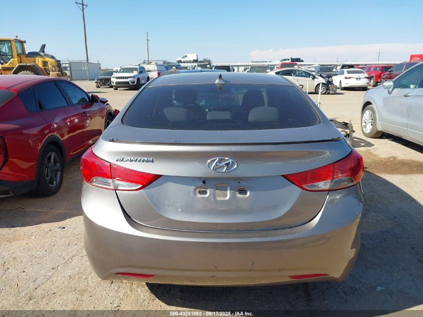 2012 Hyundai Elantra Gls VIN: 5NPDH4AE3CH092658 Lot: 43251992