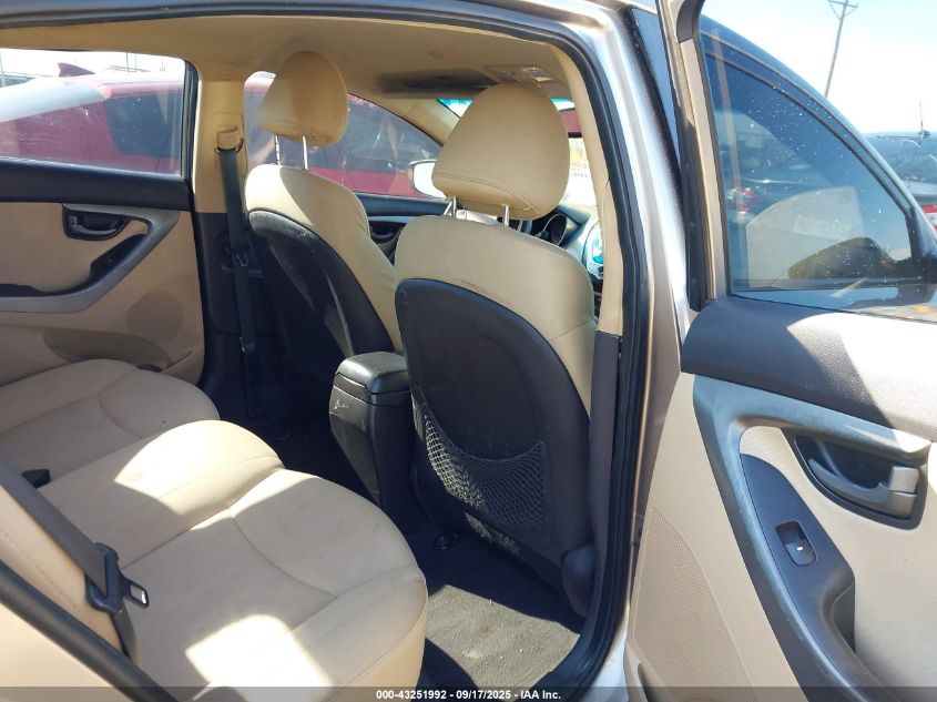 2012 Hyundai Elantra Gls VIN: 5NPDH4AE3CH092658 Lot: 43251992