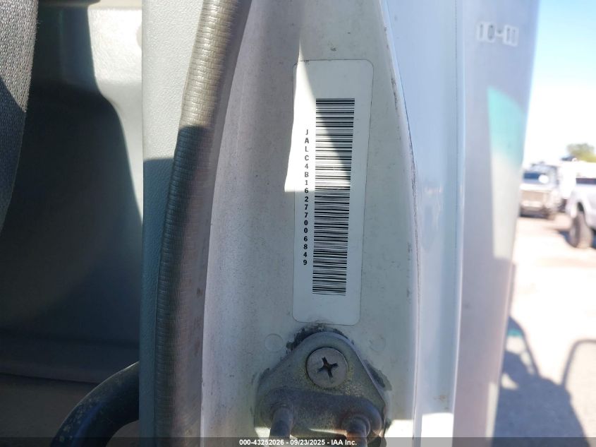 2007 Isuzu W4S042 Npr Hd Dsl Reg VIN: JALC4B16277006849 Lot: 43252026