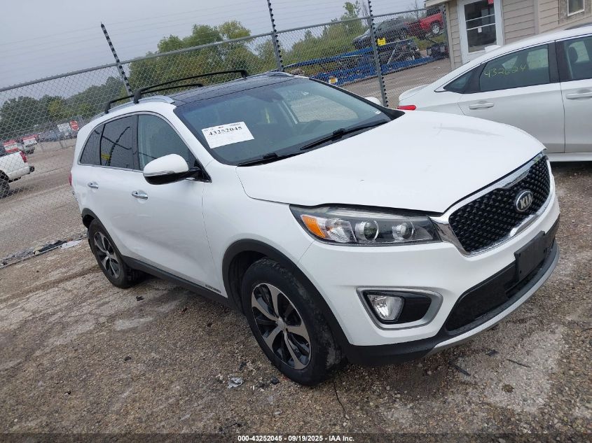 2017 KIA SORENTO 3.3L EX - 5XYPHDA52HG228709