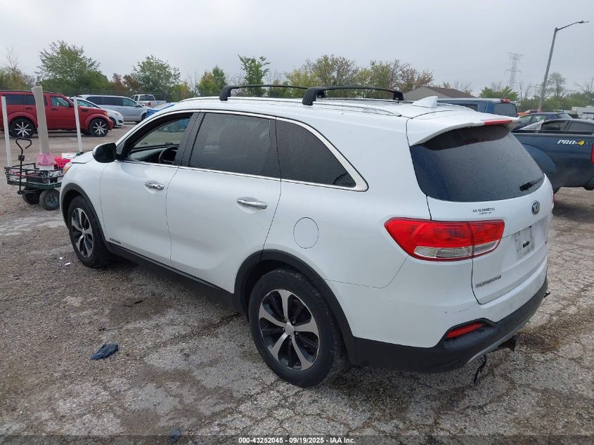 2017 KIA SORENTO 3.3L EX - 5XYPHDA52HG228709