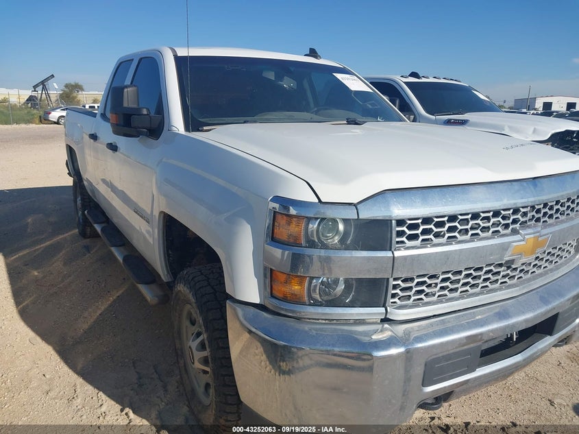 2019 Chevrolet Silverado 2500Hd Wt white truck flexible 2GC2KREG8K1138941 photo #1