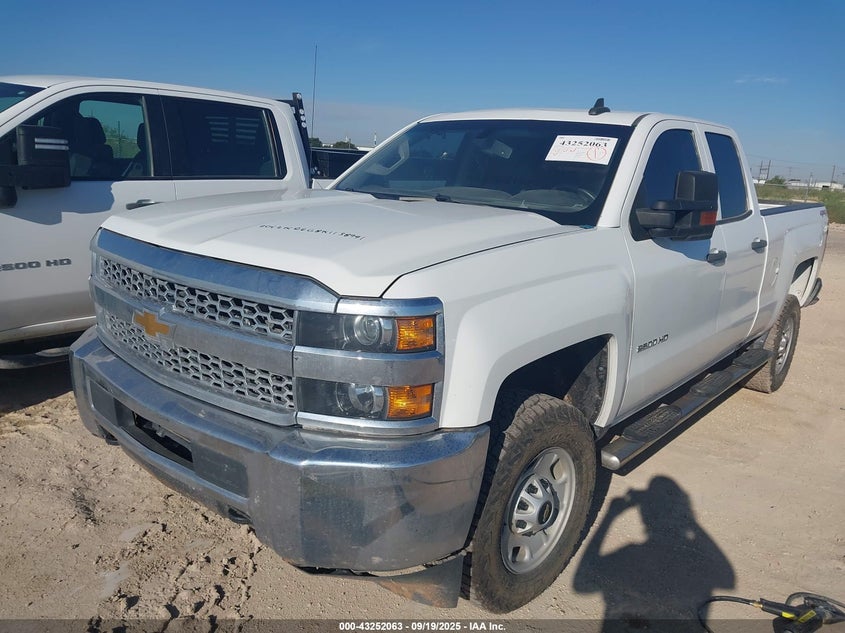 2019 Chevrolet Silverado 2500Hd Wt white truck flexible 2GC2KREG8K1138941 photo #3
