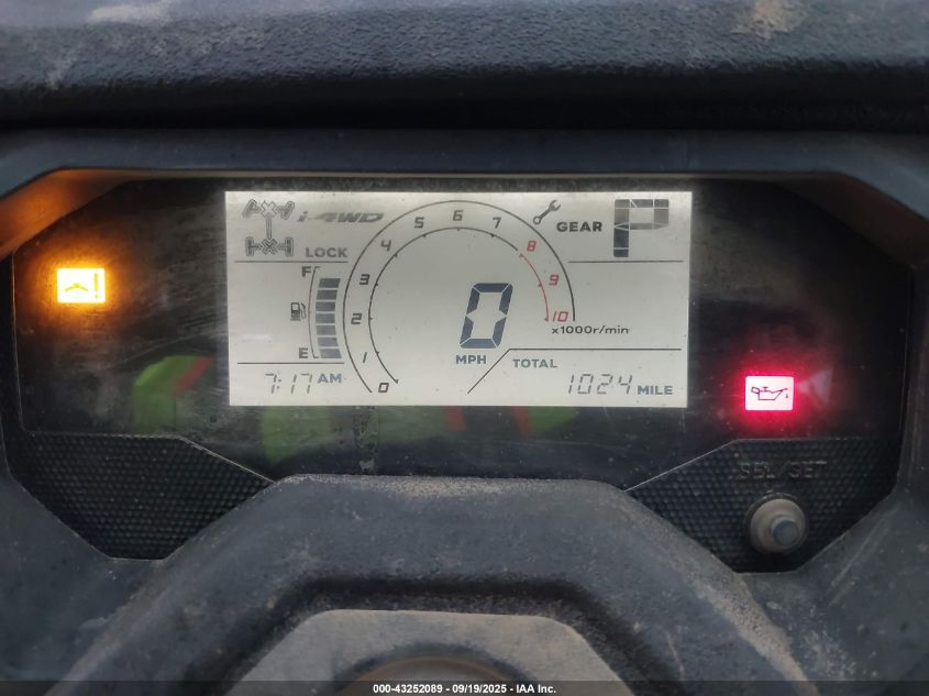 2022 Honda Sxs1000 M3 VIN: 1HFVE04R9N4675044 Lot: 43252089