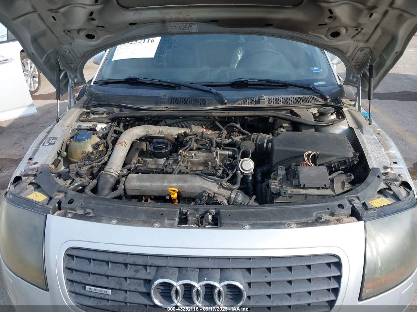 2002 Audi Tt 1.8L VIN: TRUUT28N821037899 Lot: 43252116