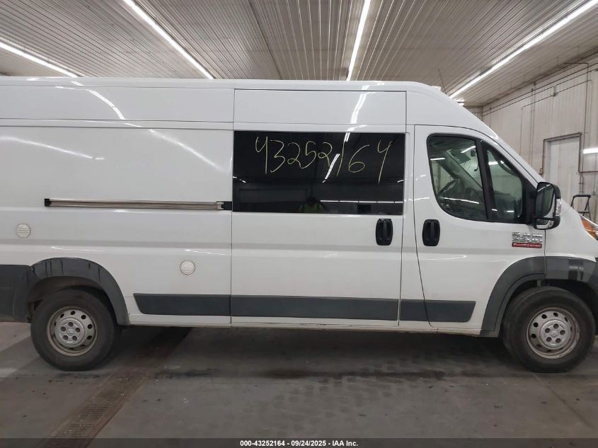 2018 Ram Promaster 3500 High Roof 159 Wb VIN: 3C6URVHG5JE116882 Lot: 43252164