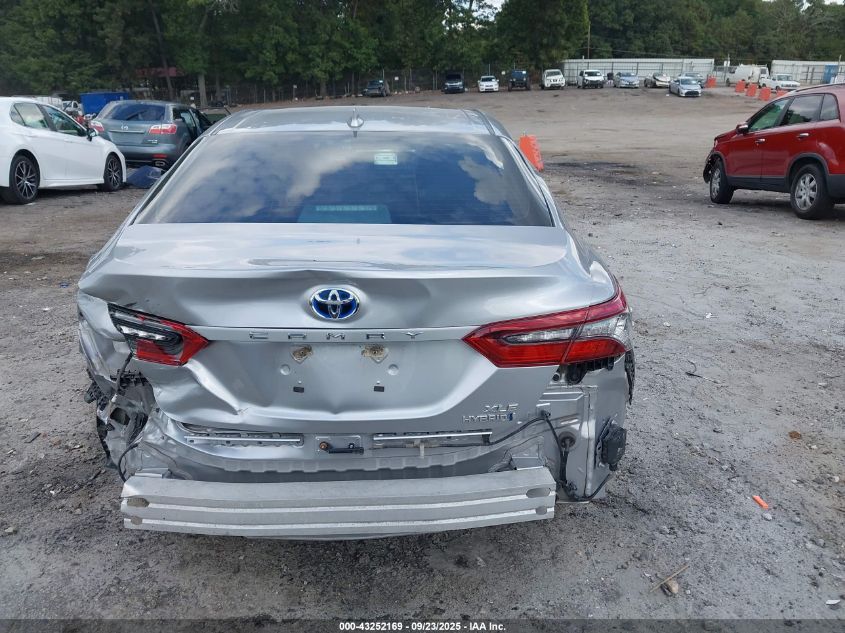 2022 Toyota Camry Xle Hybrid VIN: 4T1F31AK0NU584659 Lot: 43252169