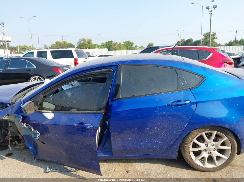 2013 Dodge Dart Sxt VIN: 1C3CDFBA3DD157809 Lot: 43252188