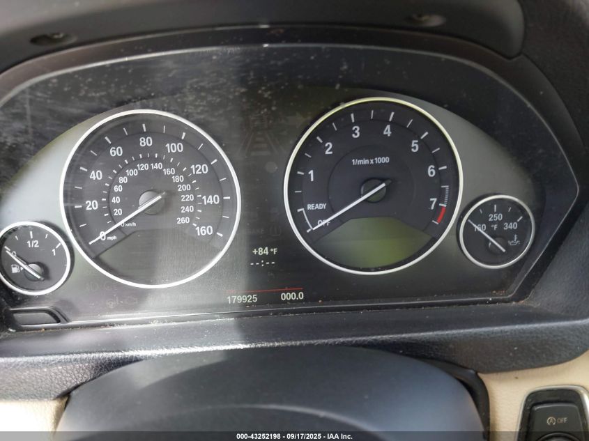 2012 BMW 328 I Sulev VIN: WBA3C1C58CF433582 Lot: 43252198