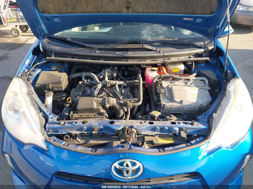 2012 Toyota Prius C Technology VIN: JTDKDTB3XC1507654 Lot: 43252232