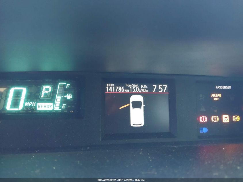 2012 Toyota Prius C Technology VIN: JTDKDTB3XC1507654 Lot: 43252232