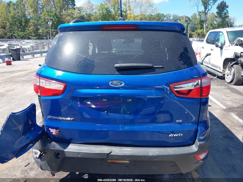 2022 FORD ECOSPORT SE - MAJ6S3GL3NC467107