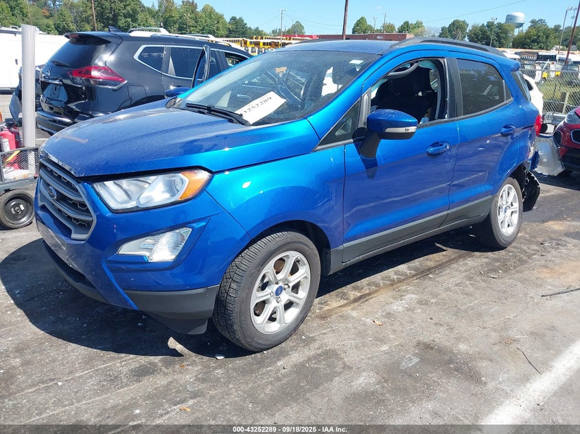 2022 FORD ECOSPORT SE - MAJ6S3GL3NC467107