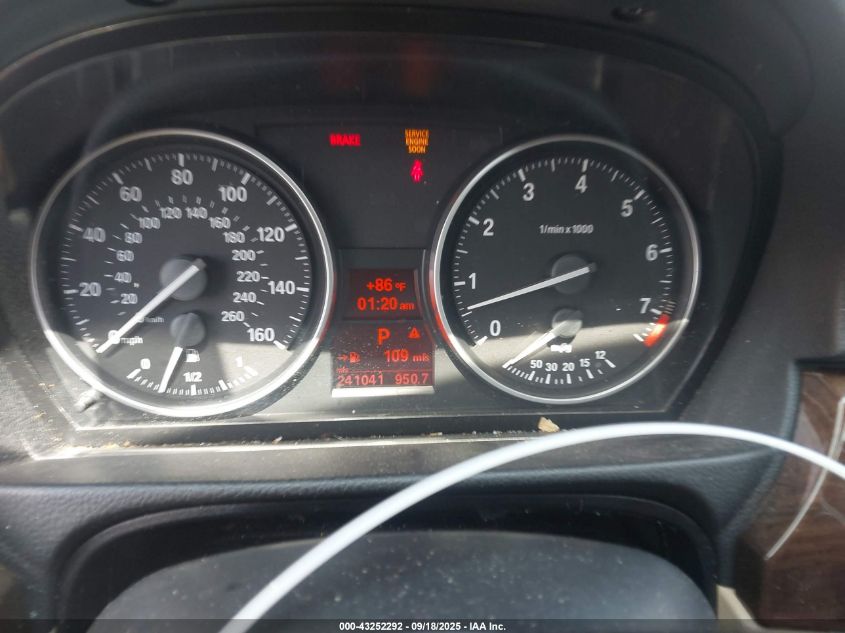 2011 BMW 328I VIN: WBAPH7C58BE130523 Lot: 43252292