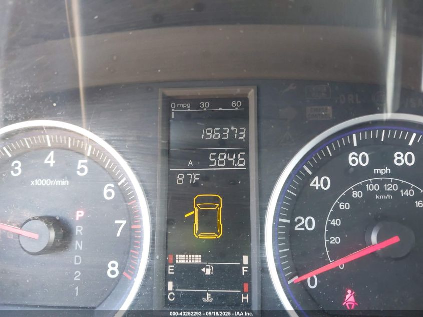 2009 Honda Cr-V Ex VIN: 3CZRE38539G701273 Lot: 43252293