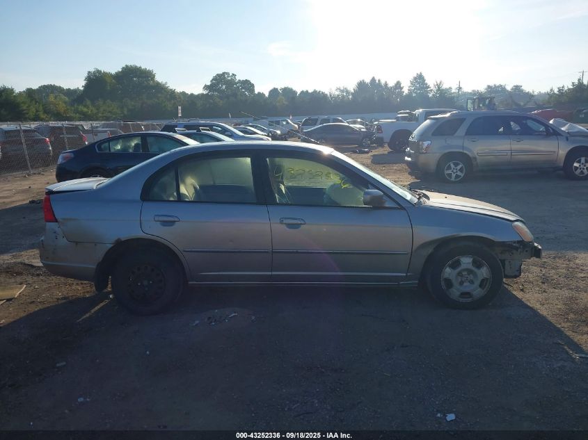 2003 Honda Civic Hybrid VIN: JHMES95683S020974 Lot: 43252336