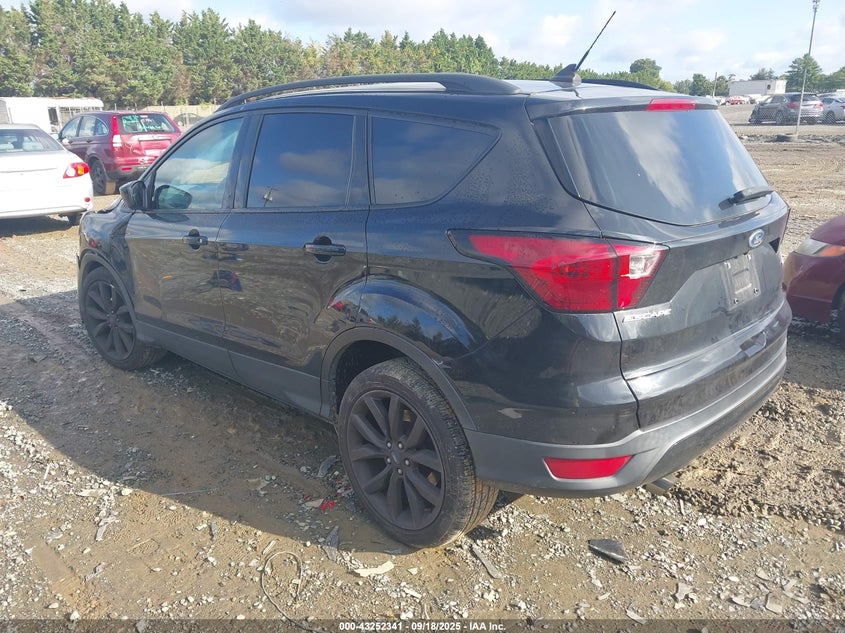 2019 Ford Escape 1.5 Se black Lot 111043252341 Vin 1FMCU0GD7KUB96164