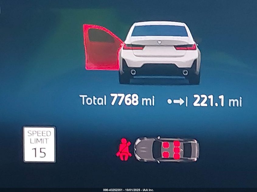 2025 BMW 3 Series 330I xDrive VIN: 3MW89CW07S8F34068 Lot: 43252351
