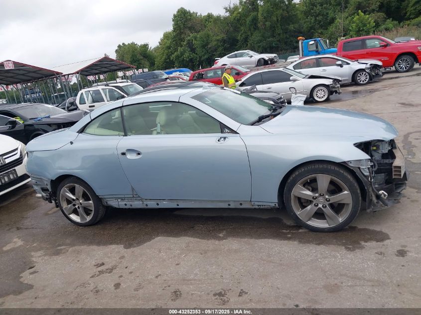 2010 Lexus Is 250C VIN: JTHFF2C28A2510957 Lot: 43252353