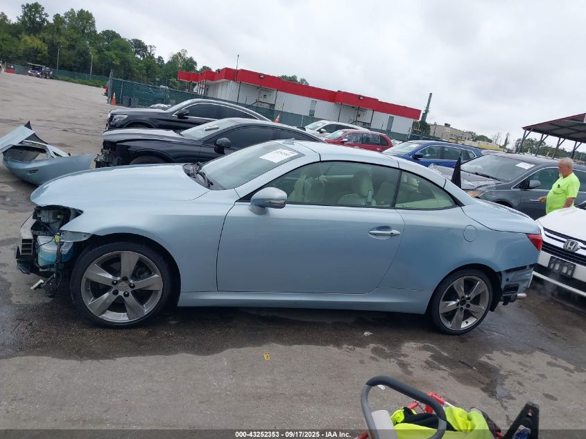 2010 Lexus Is 250C VIN: JTHFF2C28A2510957 Lot: 43252353