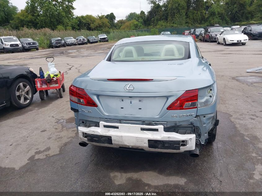 2010 Lexus Is 250C VIN: JTHFF2C28A2510957 Lot: 43252353