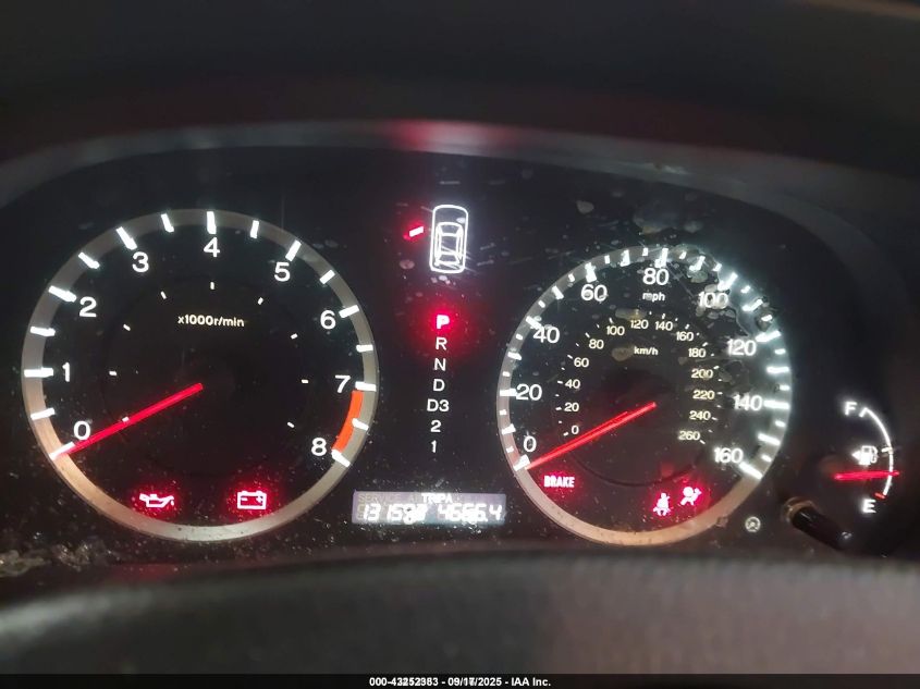 2010 Honda Accord 2.4 Ex-L VIN: 1HGCP2F83AA105971 Lot: 43252383