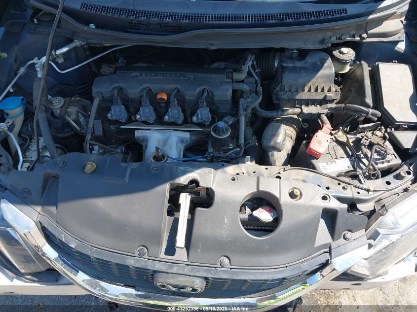 2014 Honda Civic Lx VIN: 2HGFB2F52EH518862 Lot: 43252398