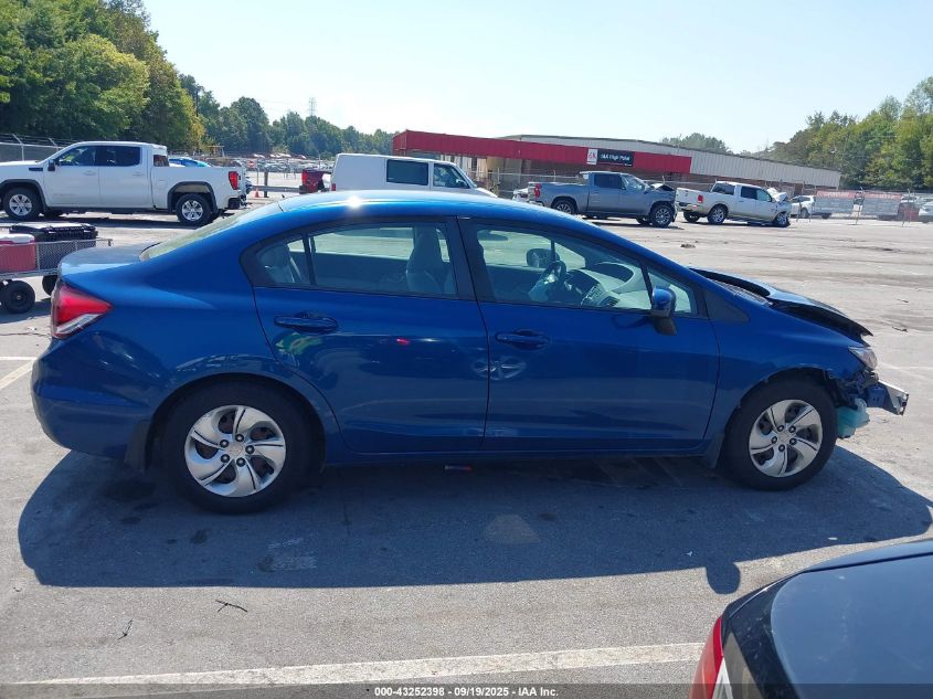 2014 Honda Civic Lx VIN: 2HGFB2F52EH518862 Lot: 43252398