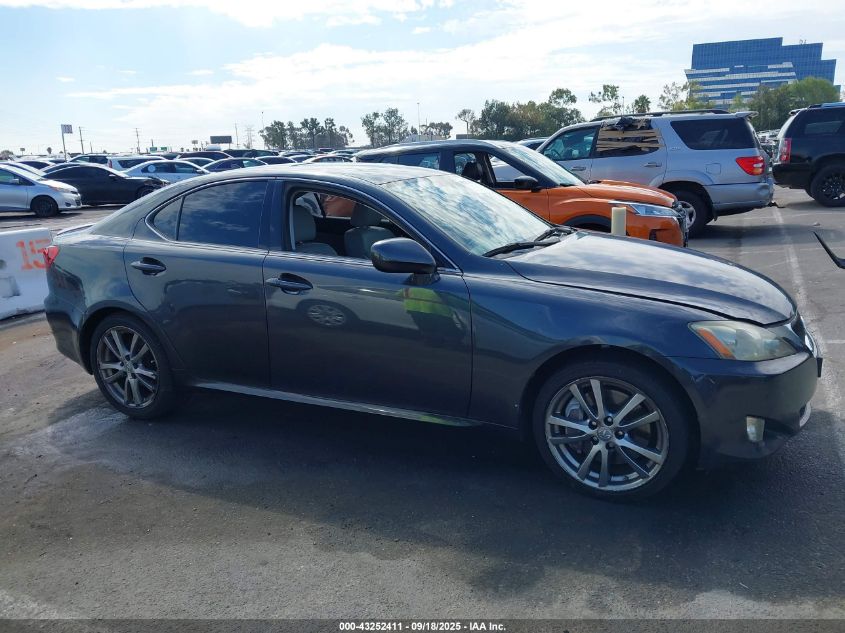 2008 Lexus Is 350 VIN: JTHBE262082013649 Lot: 43252411