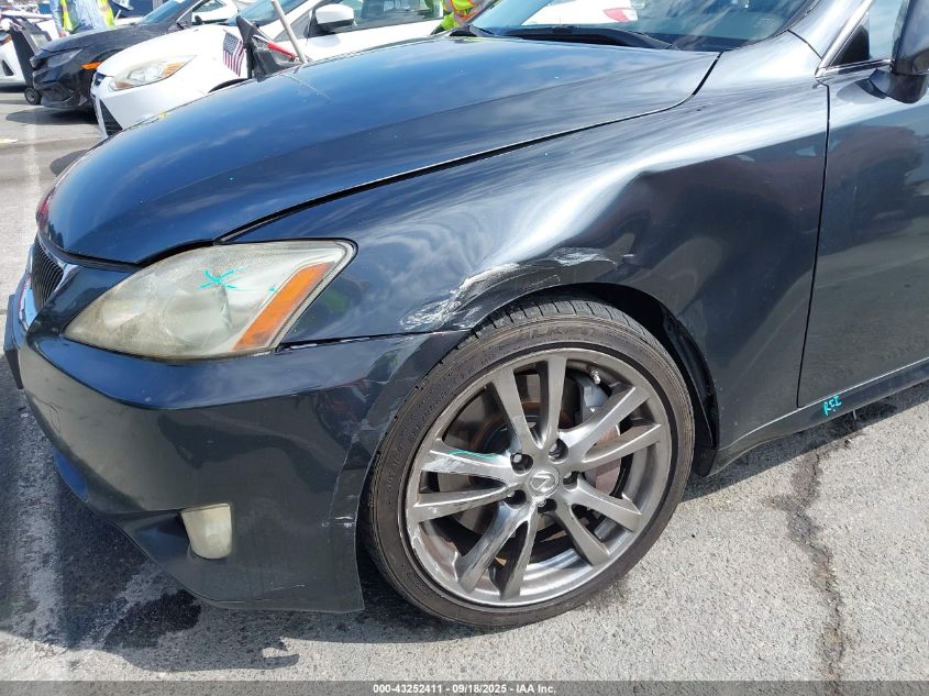 2008 Lexus Is 350 VIN: JTHBE262082013649 Lot: 43252411