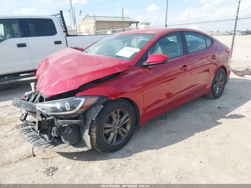 2018 HYUNDAI ELANTRA SEL 5NPD84LF5JH250954