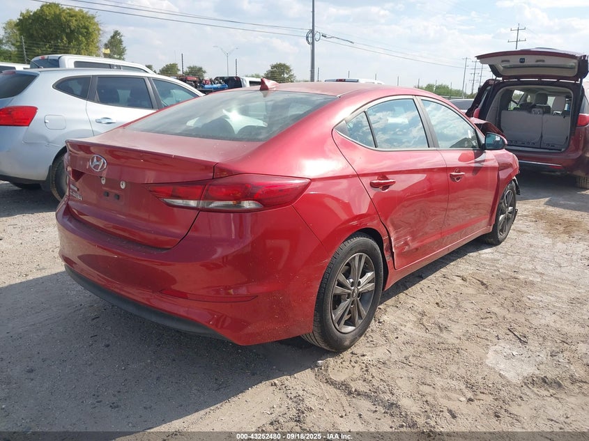 2018 HYUNDAI ELANTRA SEL 5NPD84LF5JH250954