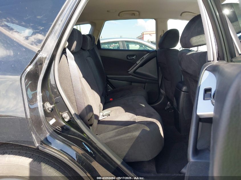 2009 Nissan Murano S VIN: JN8AZ18W89W116313 Lot: 43252494