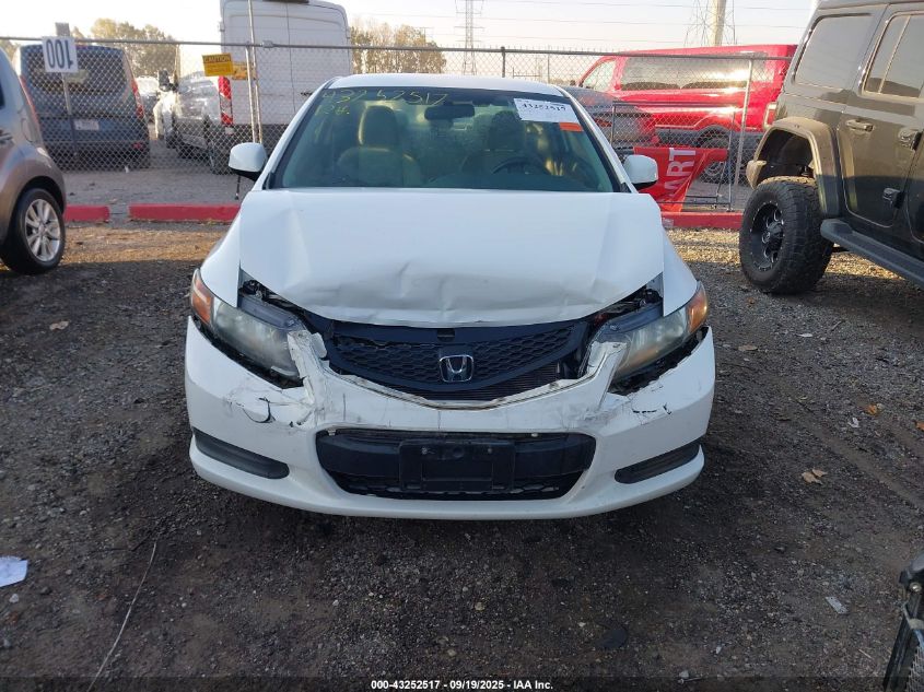 2012 Honda Civic Lx VIN: 2HGFG3B54CH519599 Lot: 43252517