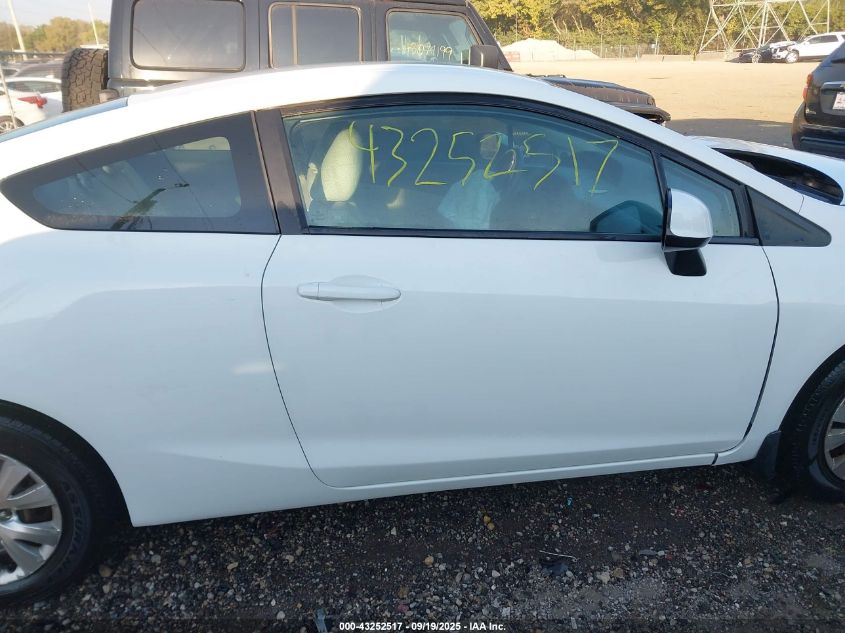 2012 Honda Civic Lx VIN: 2HGFG3B54CH519599 Lot: 43252517
