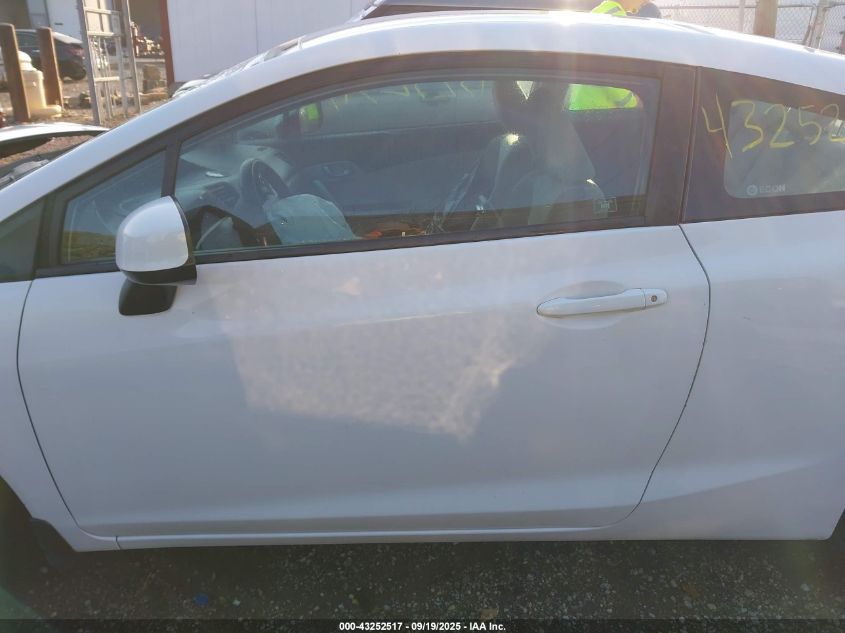 2012 Honda Civic Lx VIN: 2HGFG3B54CH519599 Lot: 43252517