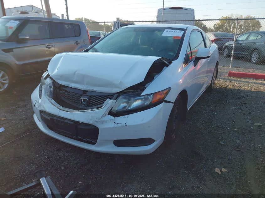 2012 Honda Civic Lx VIN: 2HGFG3B54CH519599 Lot: 43252517