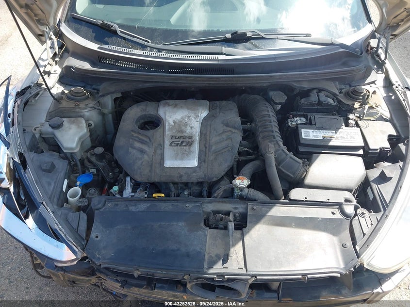 2013 HYUNDAI VELOSTER TURBO W/BLUE - KMHTC6AE3DU107863