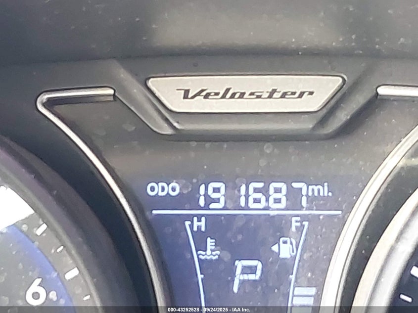 2013 HYUNDAI VELOSTER TURBO W/BLUE - KMHTC6AE3DU107863