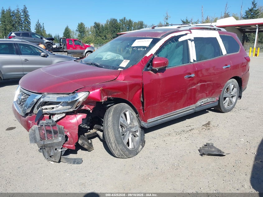 2015 NISSAN PATHFINDER PLATINUM - 5N1AR2MM7FC624657