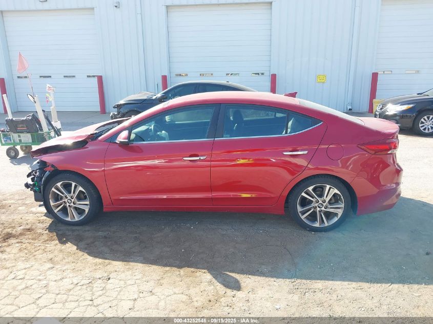 2017 Hyundai Elantra Limited VIN: 5NPD84LF9HH008713 Lot: 43252546