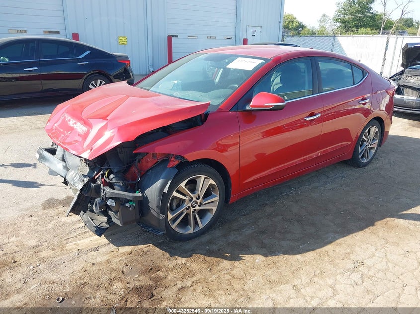 5NPD84LF9HH008713 2017 HYUNDAI ELANTRA photo no. 2