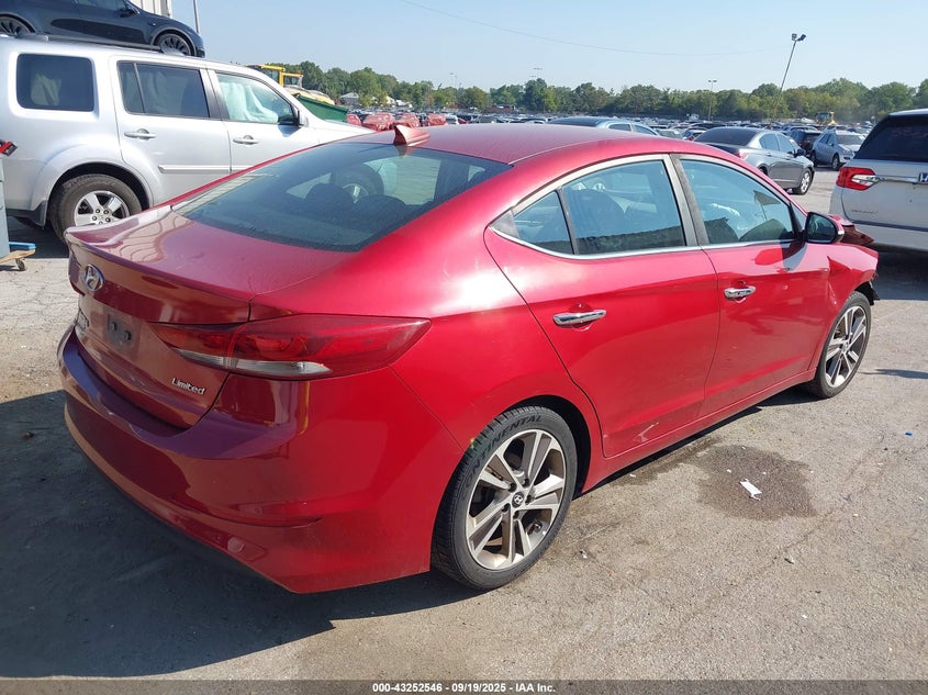 5NPD84LF9HH008713 2017 HYUNDAI ELANTRA photo no. 4