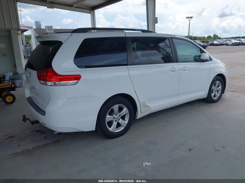 2013 TOYOTA SIENNA LE V6 8 PASSENGER - 5TDKK3DC7DS332271