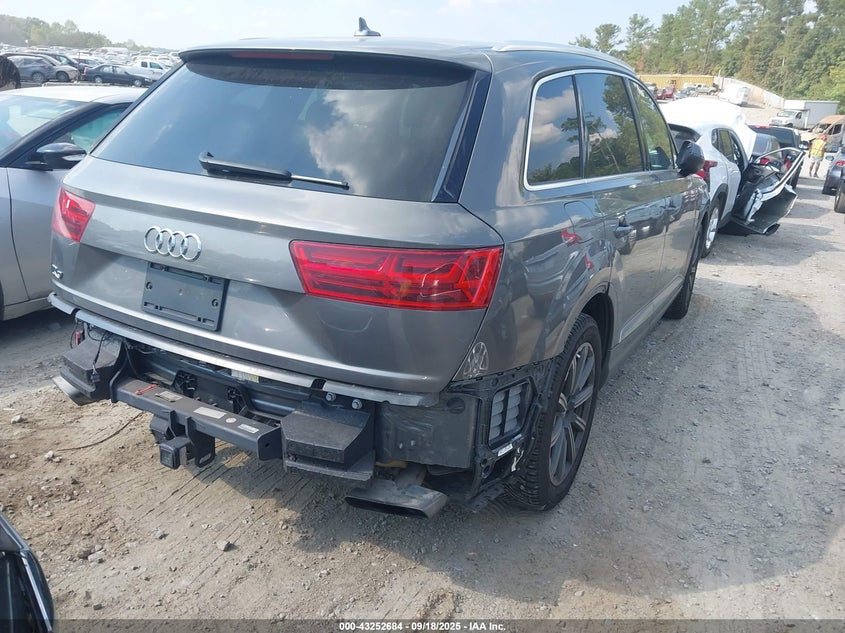 Vin: wa1laaf73hd005051, lot: 43747226, audi q7 3.0t premium 20174