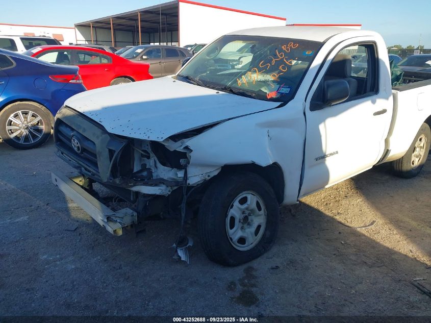 2006 Toyota Tacoma VIN: 5TENX22N06Z256993 Lot: 43252688