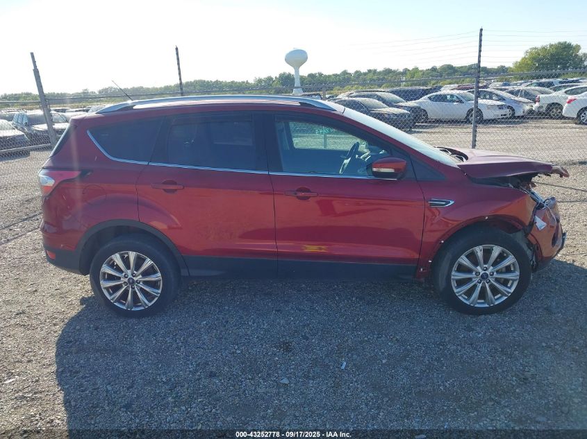 2017 Ford Escape Titanium VIN: 1FMCU9J99HUE31195 Lot: 43252778
