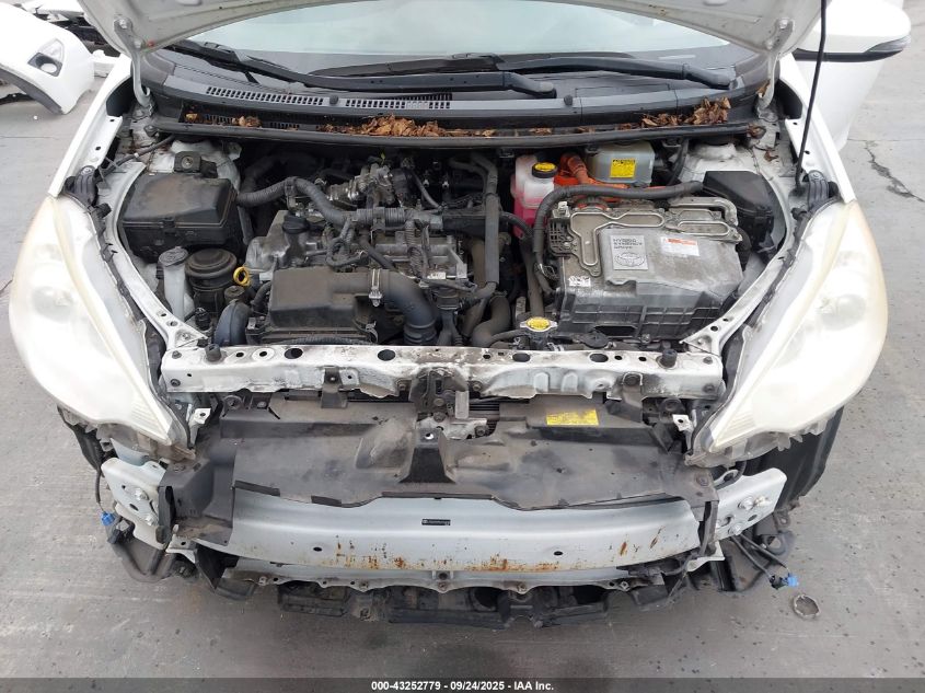 2013 Toyota Prius C Four VIN: JTDKDTB35D1054089 Lot: 43252779